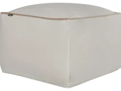 Pouf DAREYN Velluto Beige chiaro