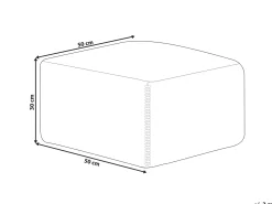 Pouf DEEPOR Iuta Multicolore