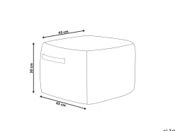 Pouf DHADAR Iuta Naturale