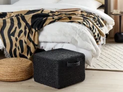 Pouf DHADAR Iuta Nero