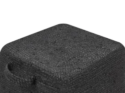 Pouf DHADAR Iuta Nero