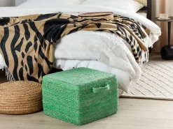 Pouf DHADAR Iuta Verde