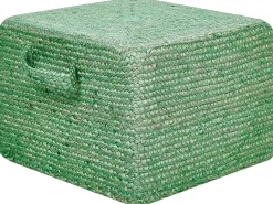 Pouf DHADAR Iuta Verde