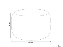 Pouf DINNI Iuta Beige