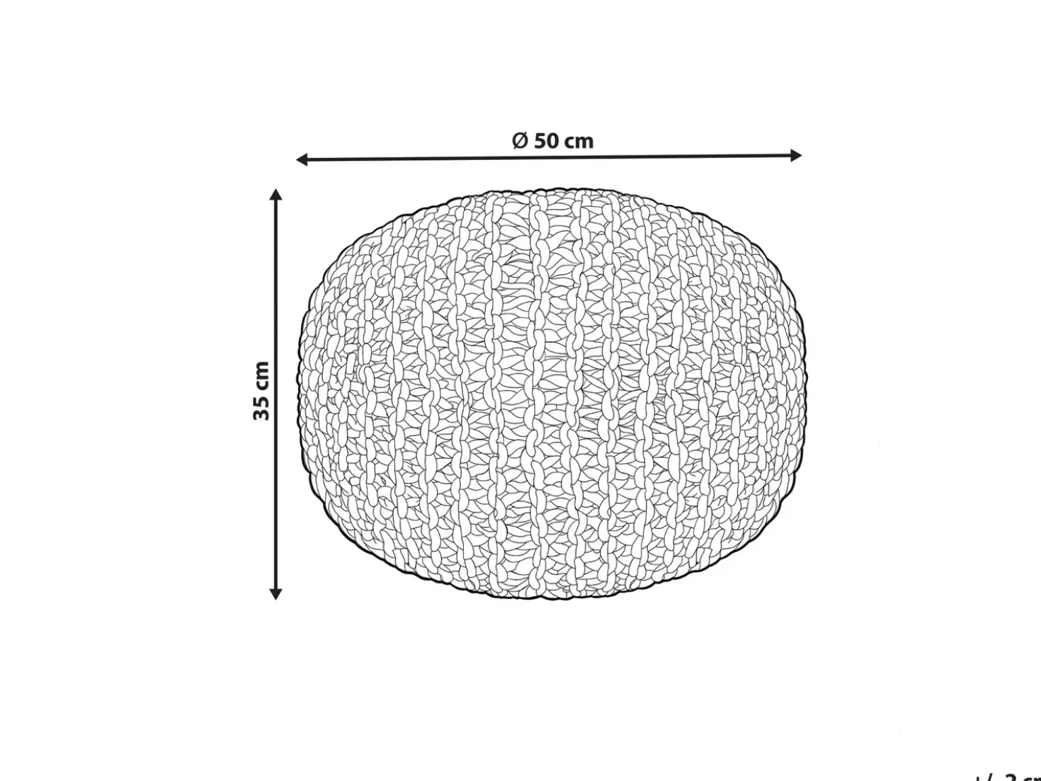 Pouf DUKI Iuta Marrone