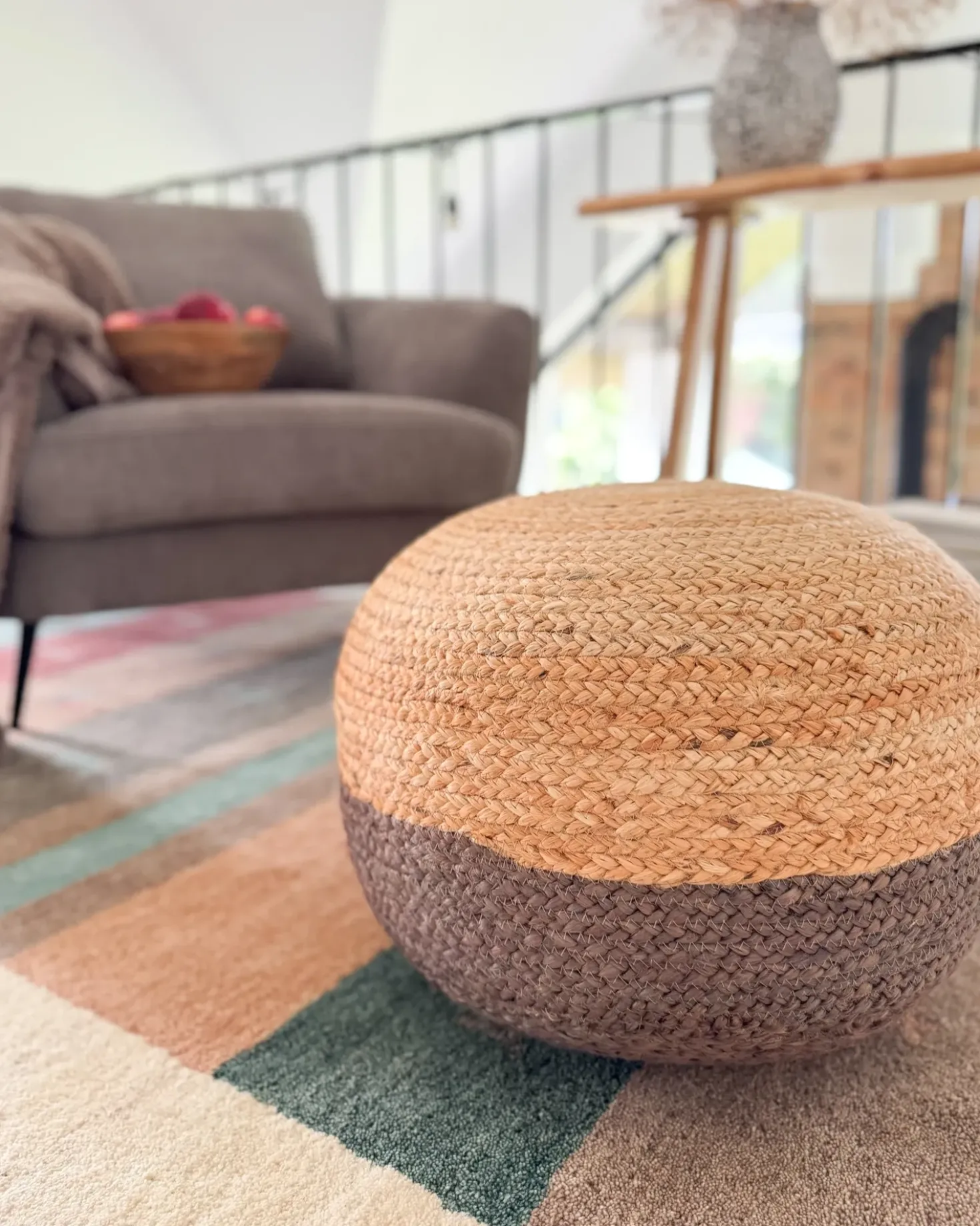 Pouf DUKI Iuta Marrone