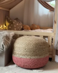 Pouf DUKI Iuta Rosa