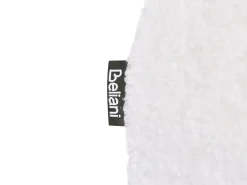 Pouf ESTES Bouclé Bianco sporco