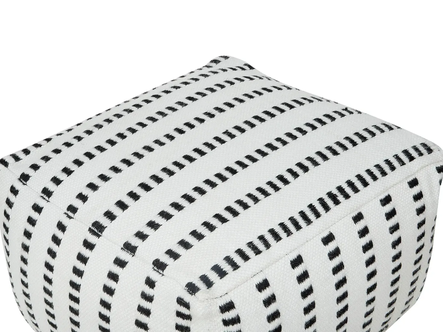 Pouf GAJAN Tessuto Bianco