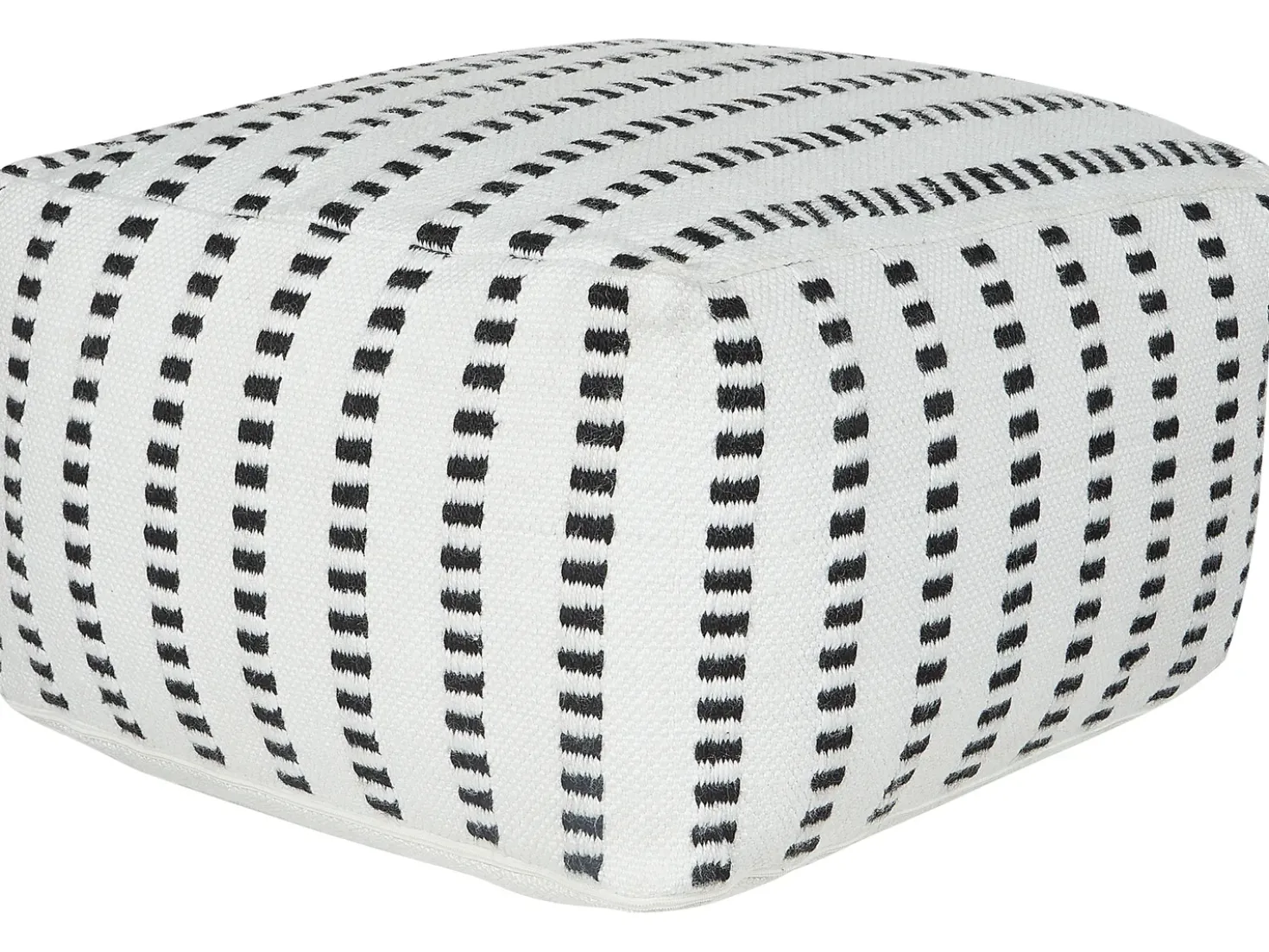 Pouf GAJAN Tessuto Bianco