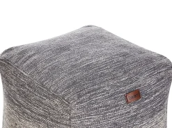 Pouf HIRRI Cotone Grigio chiaro