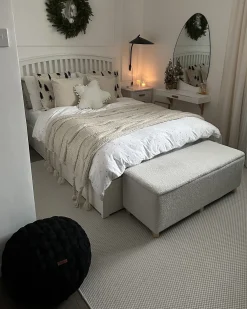Pouf HOPA Velluto Nero