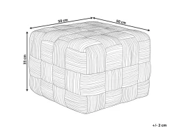 Pouf HOSRI Iuta Beige
