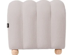 Pouf IDYLLWILD Bouclé Bianco sporco