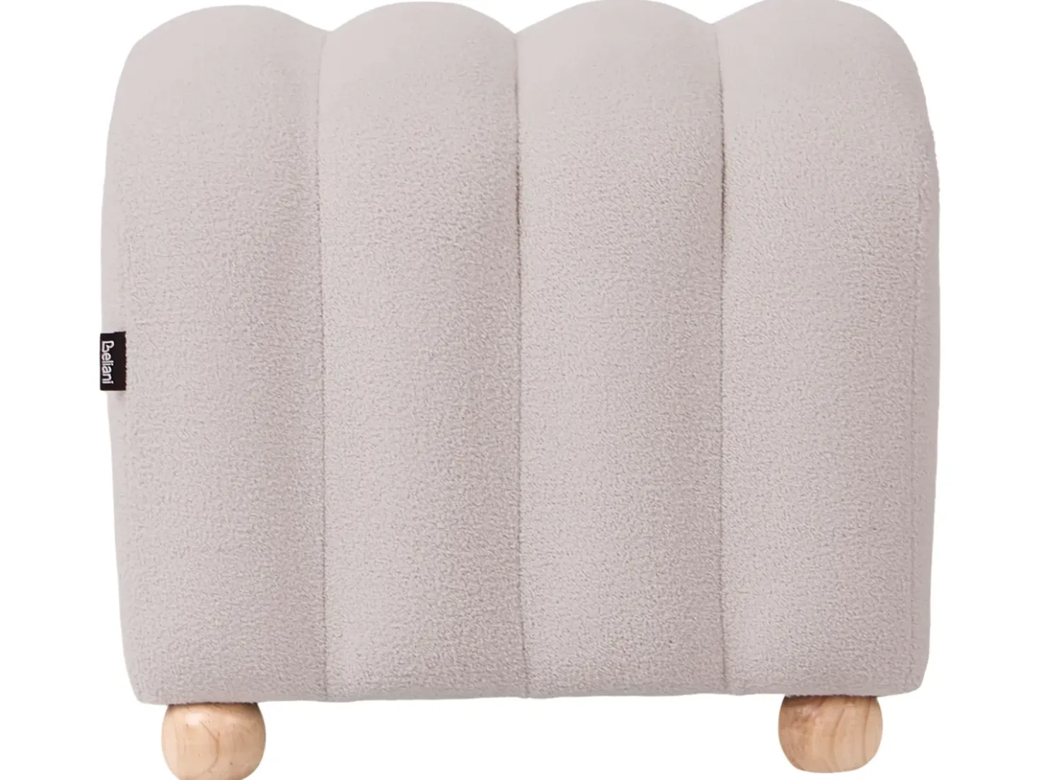 Pouf IDYLLWILD Bouclé Bianco sporco