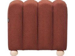 Pouf IDYLLWILD Bouclé Marrone dorato