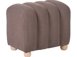 Pouf IDYLLWILD Bouclé Marrone