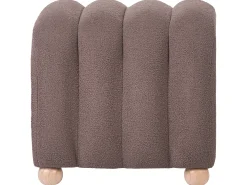Pouf IDYLLWILD Bouclé Marrone