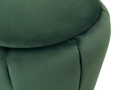 Pouf IRVING Velluto Verde scuro