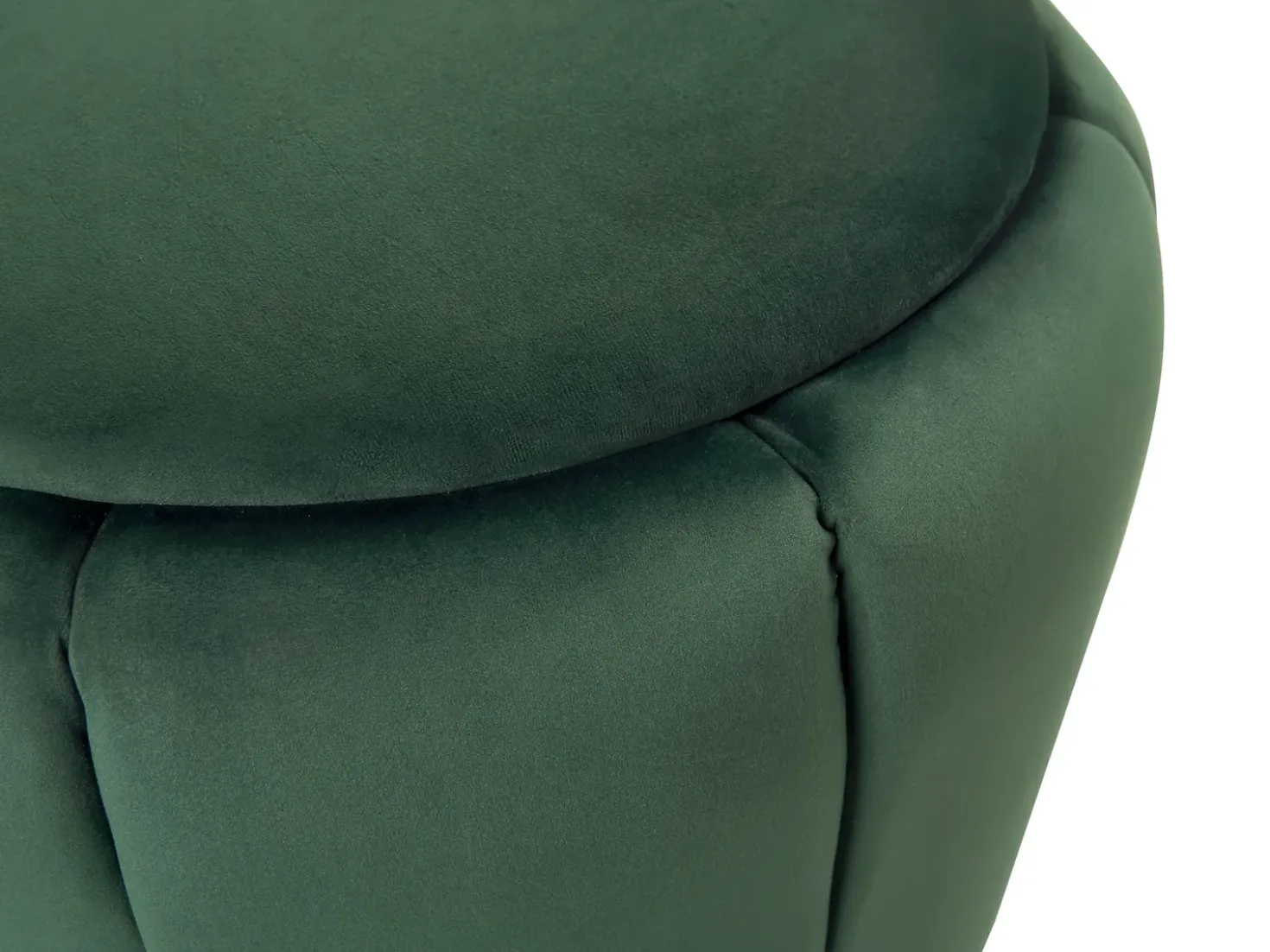 Pouf IRVING Velluto Verde scuro