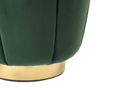 Pouf IRVING Velluto Verde scuro
