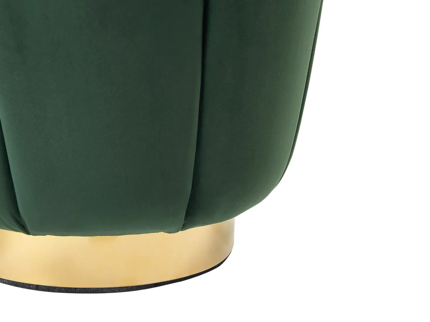 Pouf IRVING Velluto Verde scuro