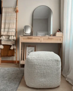 Pouf JOARA Cotone Beige