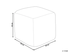 Pouf JOARA Cotone Beige
