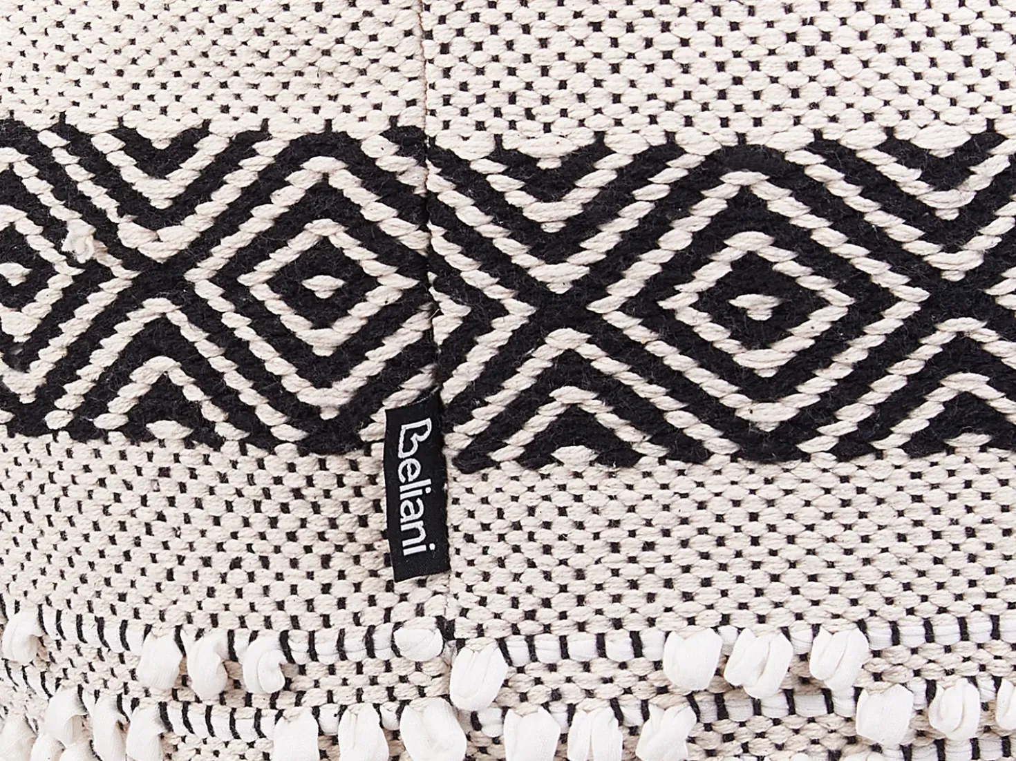 Pouf KANAM Cotone Beige chiaro