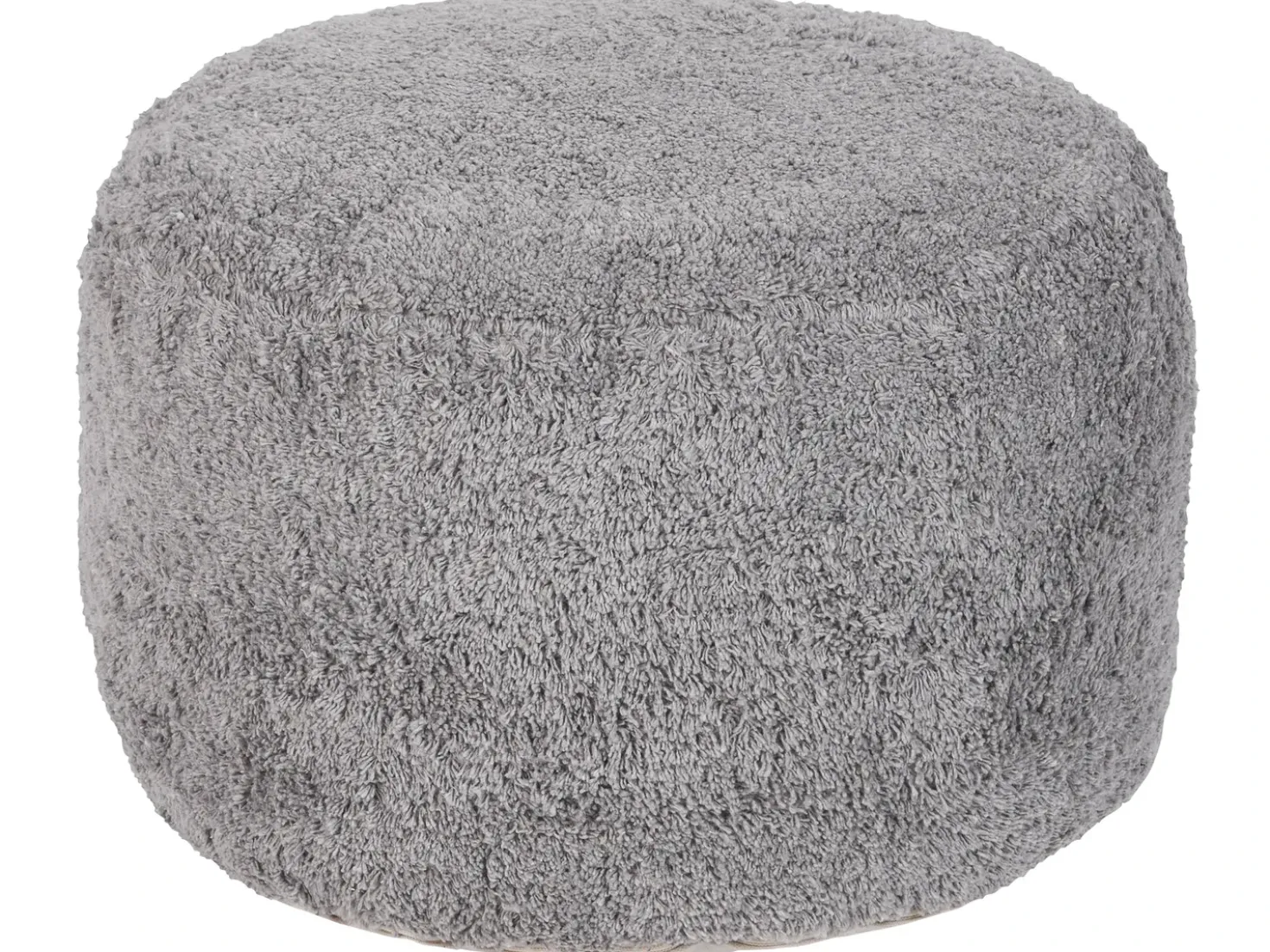 Pouf KANDHKOT Cotone Grigio