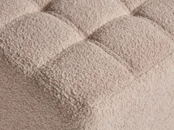 Pouf KANSAS Bouclé Beige