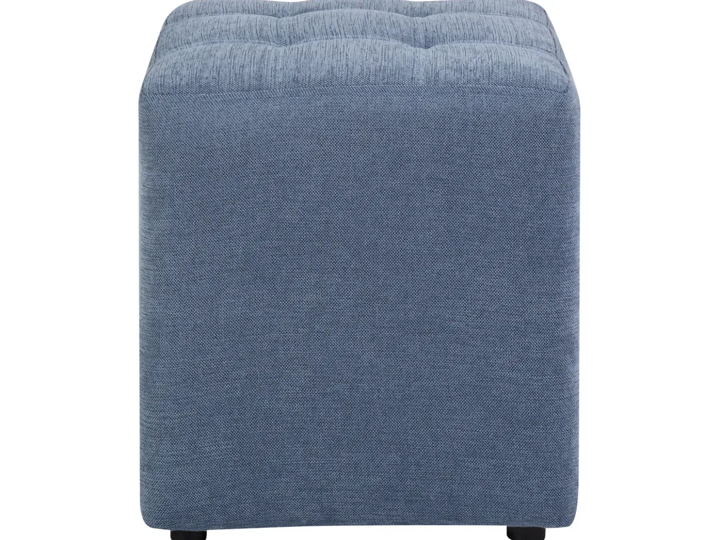 Pouf KANSAS Tessuto Blu