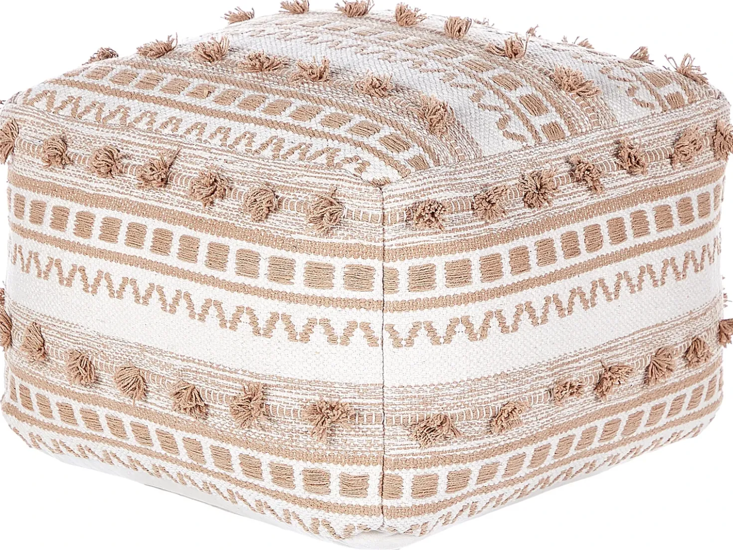 Pouf KARAW Cotone Beige