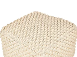 Pouf KINGRI Cotone Beige chiaro