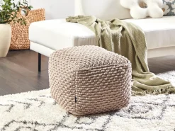 Pouf KINGRI Cotone Tortora