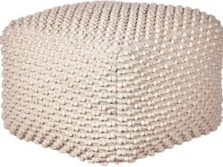 Pouf KINGRI Cotone Tortora