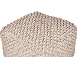 Pouf KINGRI Cotone Tortora