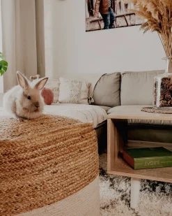 Pouf KIRAMA Iuta Beige
