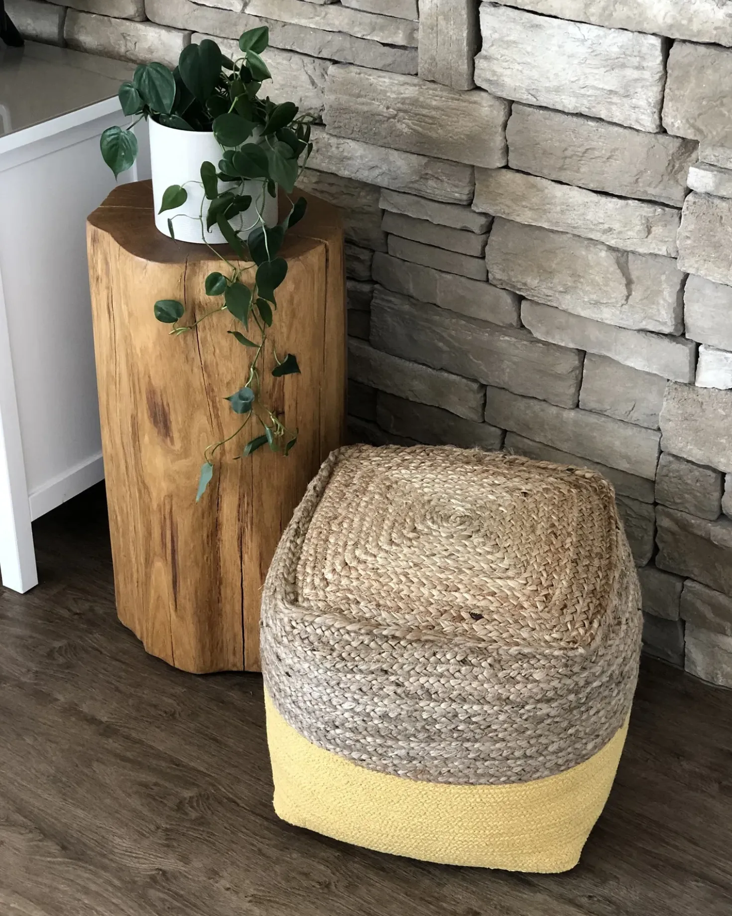 Pouf KIRAMA Iuta Giallo