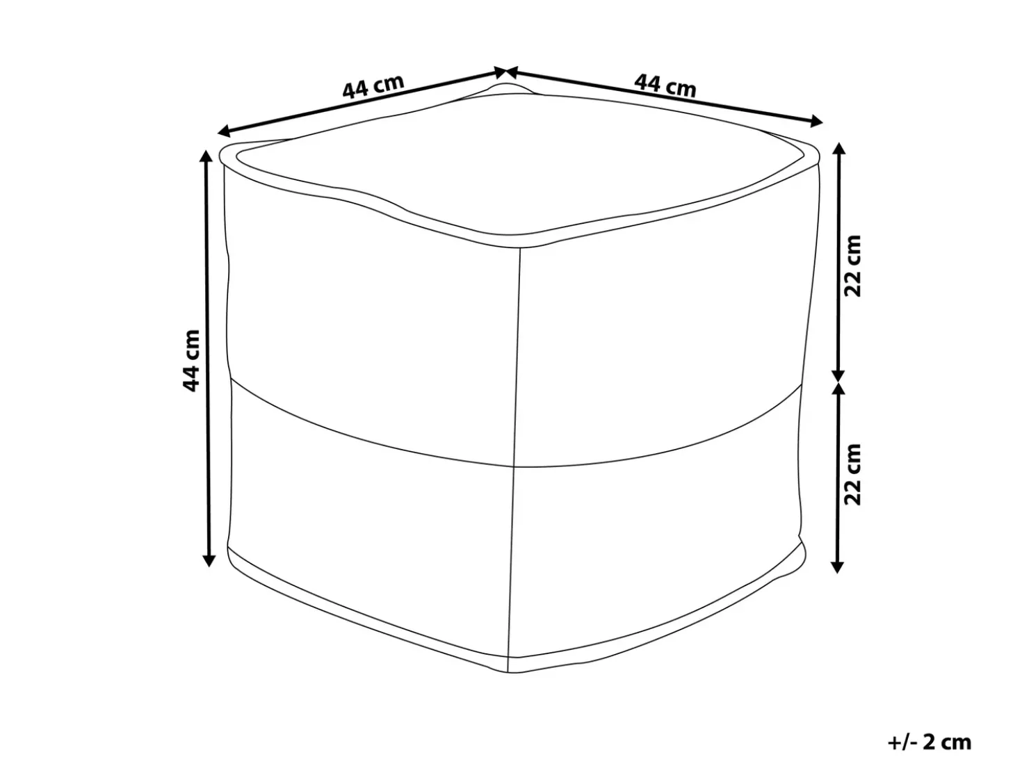 Pouf KIRAMA Iuta Rosa