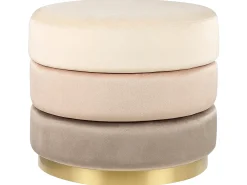 Pouf LOUIN Velluto Beige