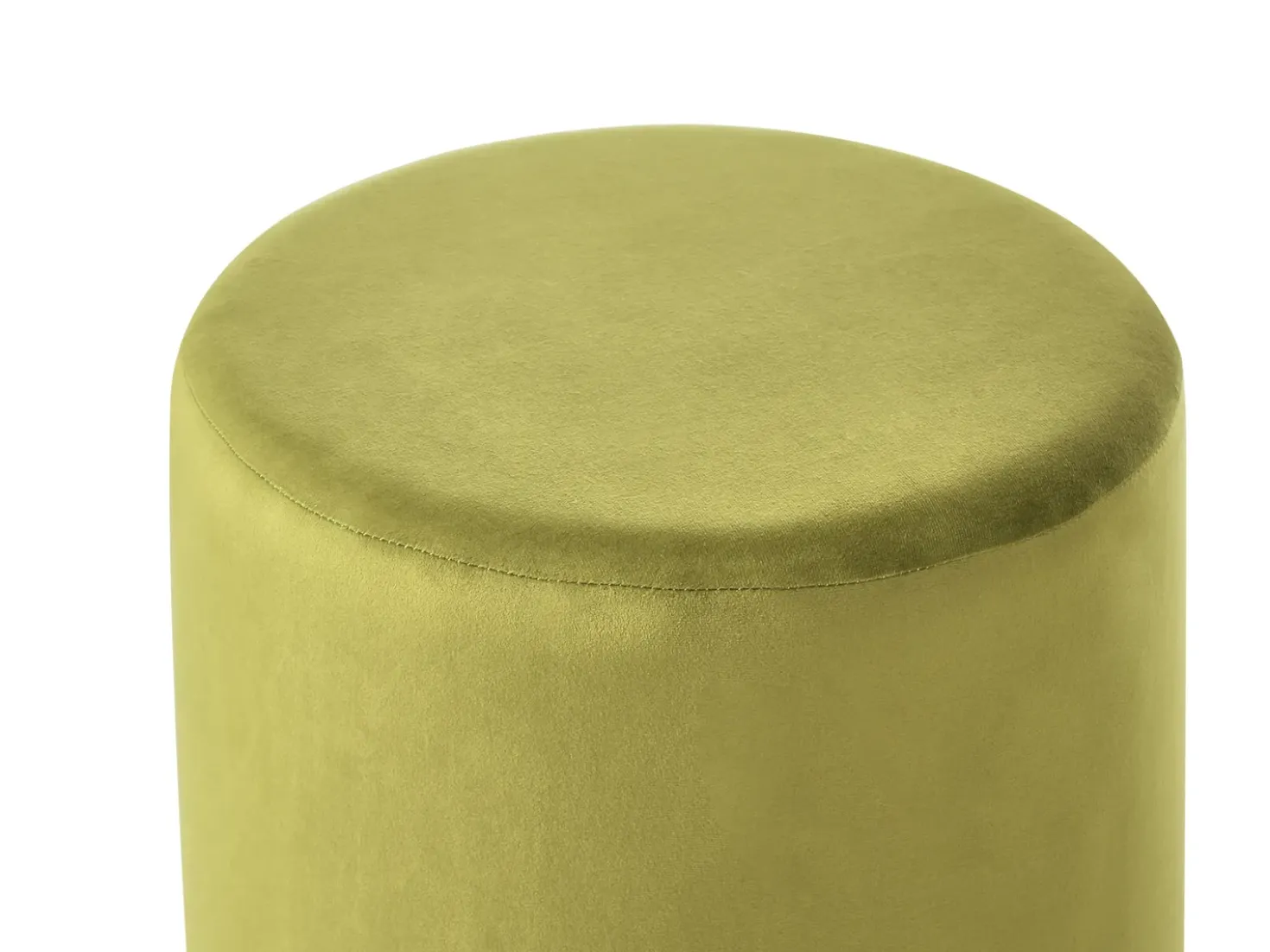 Pouf LOVETT Velluto Verde oliva