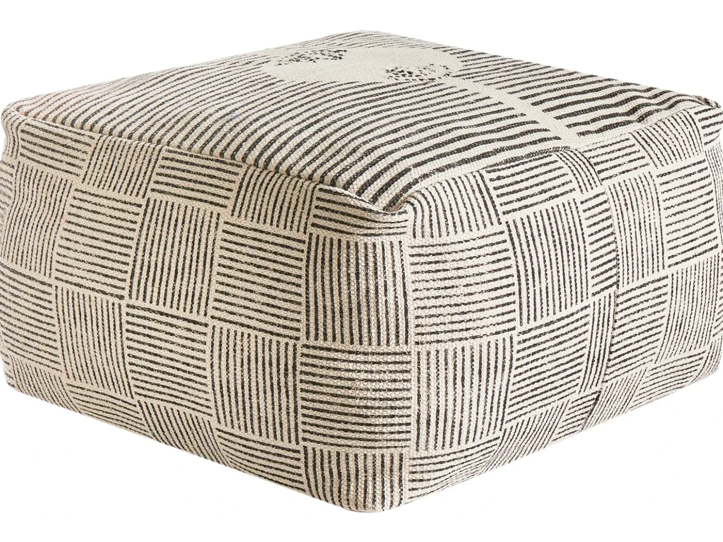 Pouf LUTZ Cotone Grigio