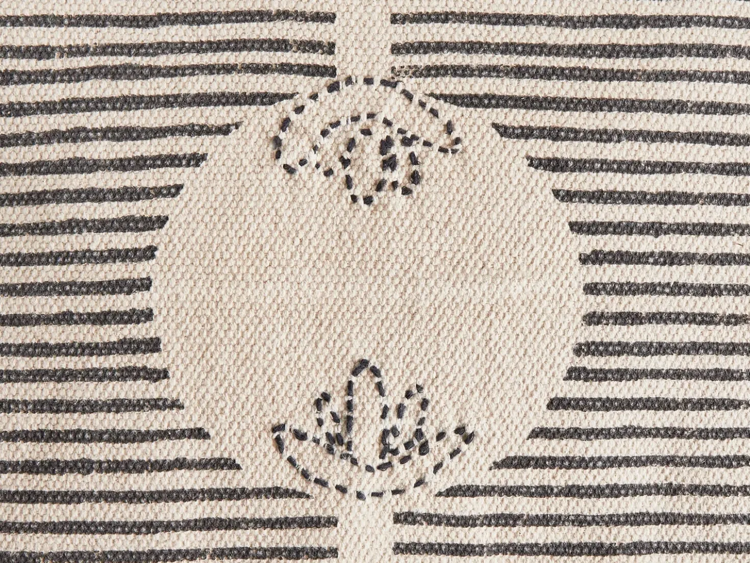 Pouf LUTZ Cotone Grigio