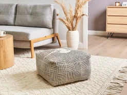 Pouf LUTZ Cotone Grigio