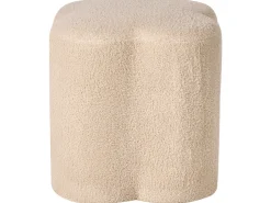 Pouf MANCOS Bouclé Beige