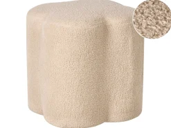 Pouf MANCOS Bouclé Beige