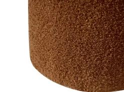 Pouf MANCOS Bouclé Marrone dorato