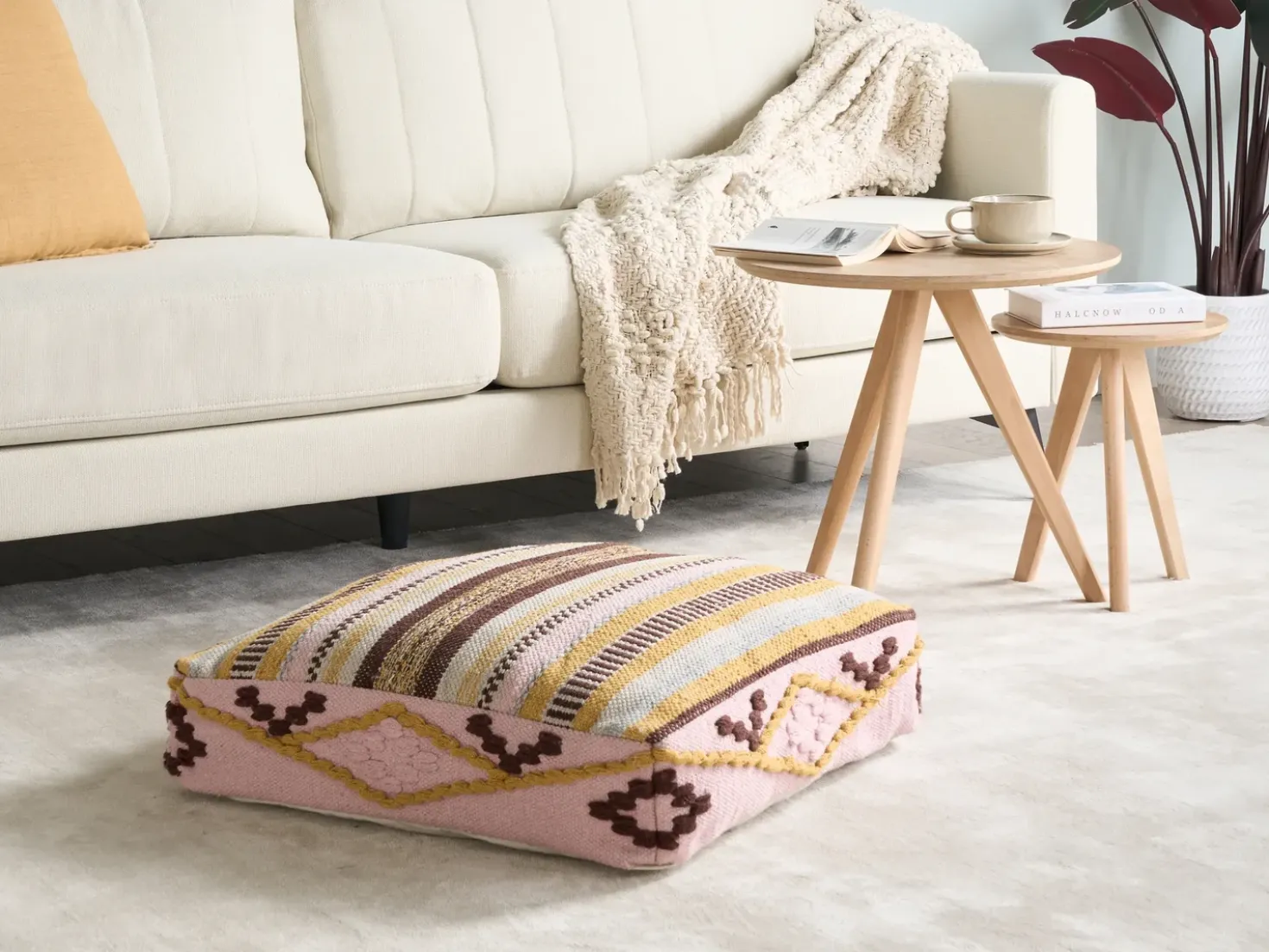 Pouf MAPLE Cotone Multicolore