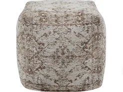 Pouf MEERUT Cotone Tortora